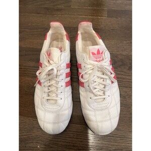 Adidas Tuscany Goodyear Womens Pink White Sz 10 Driving Running Racing Lifestyle